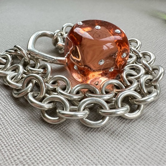 Tiffany & Co. Sterling Heart Clasp Necklace - Picture 3 of 7